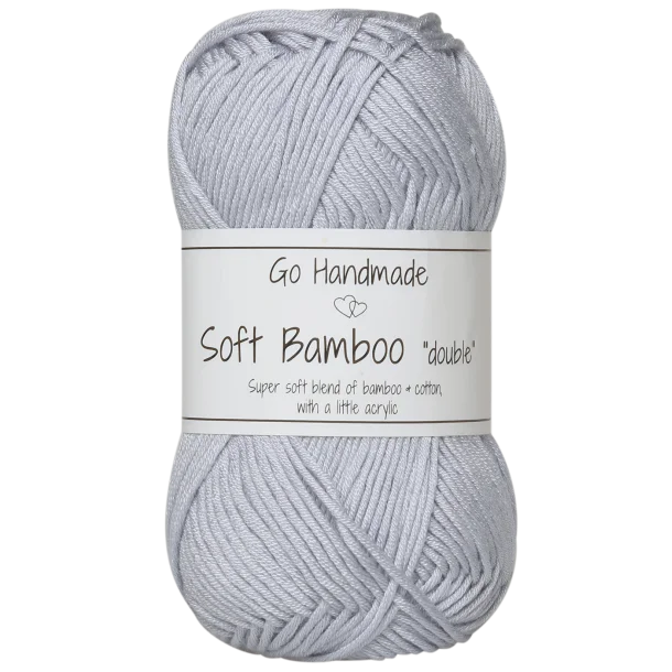 Włóczka Go Handmade Soft Bamboo "double"  / 17780 stalowy
