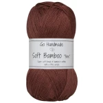 Włóczka Go Handmade Soft Bamboo "fine"  / 17427 karmel