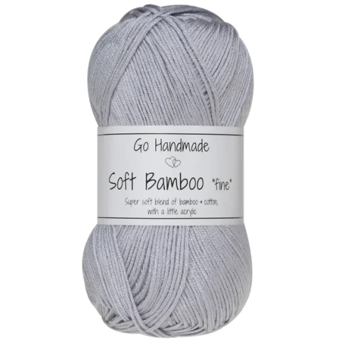 Włóczka Go Handmade Soft Bamboo "fine"  / 17430 błękit
