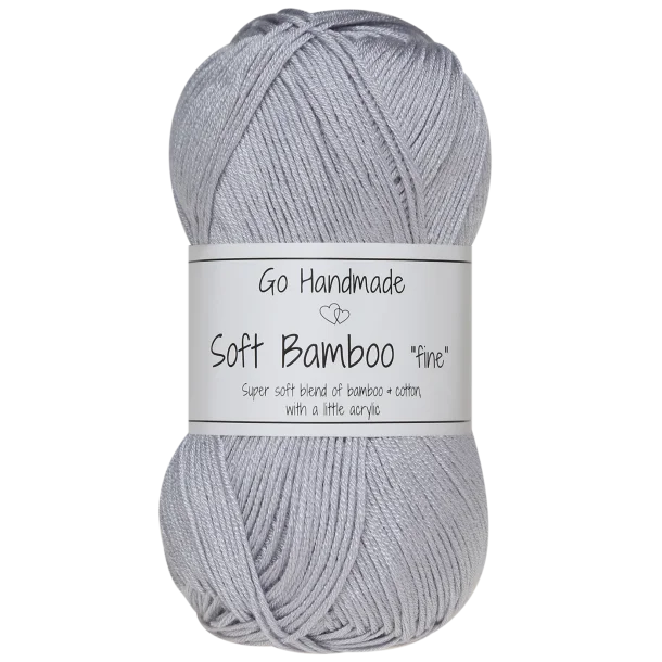 Włóczka Go Handmade Soft Bamboo "fine"  / 17430 błękit