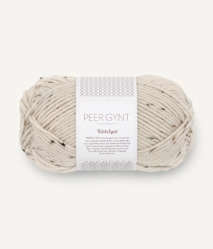 Włóczka Sandnes Garn Peer Gynt 2512 PetiteKnit / migdał tweed