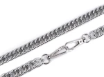 Łańcuszek do torebki z karabińczykiem / dł. 120 cm / szer. 12 mm / nikiel / 930150 