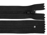 Zamek błyskawiczny spiralny / dł. 25 cm / szer. 3 mm / czarny