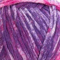 Włóczka tasiemkowa YarnArt Cotton Fusion / 100 g / 100% bawełna / 3647 / mix fioletowo-różowy