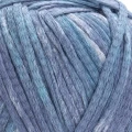 Włóczka tasiemkowa YarnArt Cotton Fusion / 100 g / 100% bawełna / 3657 /  mix denim