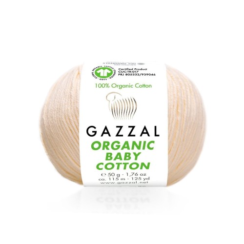 Włóczka Gazzal Organic Baby Cotton 439