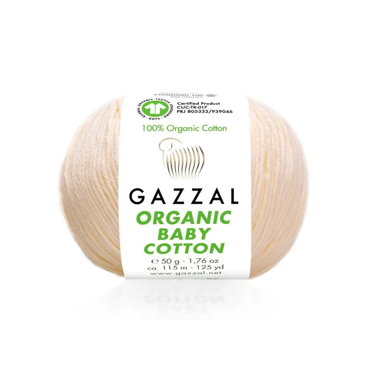 Włóczka Gazzal Organic Baby Cotton 439