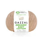 Włóczka Gazzal Organic Baby Cotton 441 / latte
