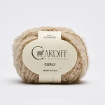 Příze Cardiff Cashmere Curly 102 / silver / béž