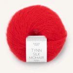 Włóczka Sandnes Garn Tynn Silk Mohair 4018 / szkarłat 