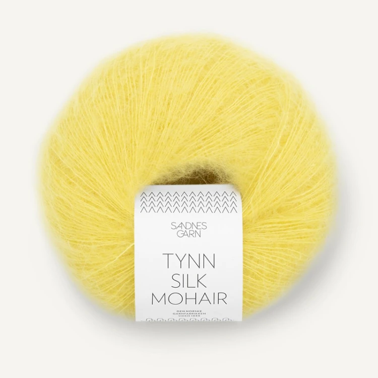 Włóczka Sandnes Garn Tynn Silk Mohair 9004 / słoneczny