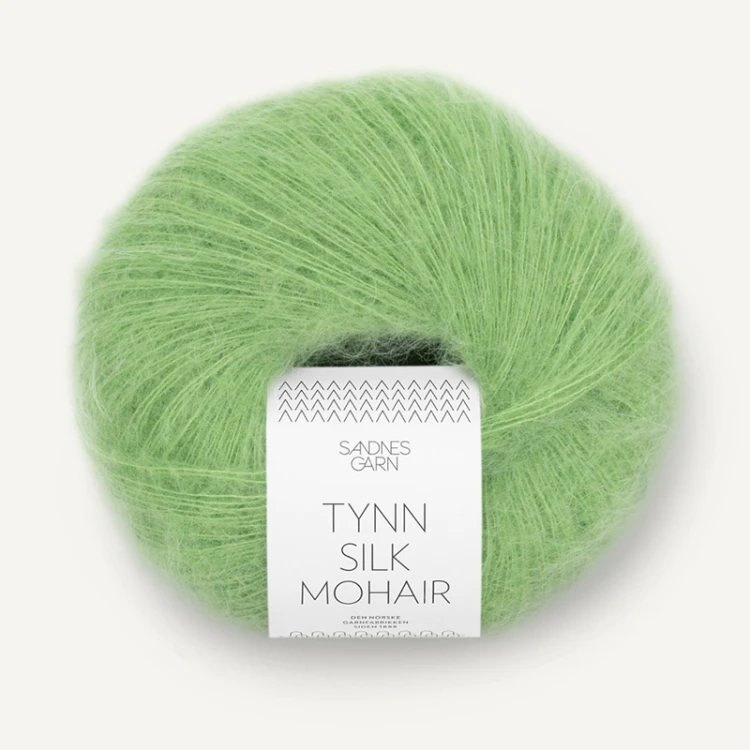 Włóczka Sandnes Garn Tynn Silk Mohair 8733 / jasna zieleń