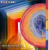 KOKONEK Rare Classic R135 Entrance B - Mmagenta/pomarańcz/kurkuma/jasny niebieski/lapis + brzoskwinia