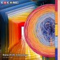KOKONEK Rare Classic R135 Entrance B - Mmagenta/pomarańcz/kurkuma/jasny niebieski/lapis + brzoskwinia