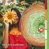 KOKONEK Rare Classic R139 Sunflower B - Czerwień/pomarańcz/brzoskwinia/wanilia/jasna zieleń + zieleń