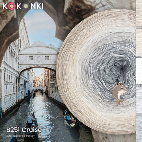 KOKONEK Classic B251 Cruise A - Zimny beż/pudrowy beż/kreda/jasny szary/szary