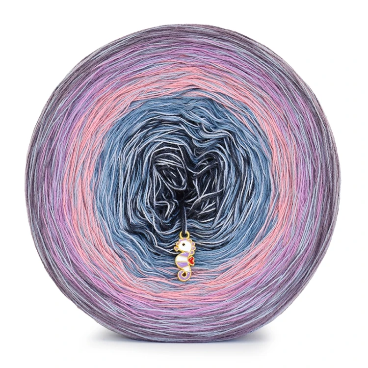 KOKONEK Rare Classic R142 Gate B - Blady fiolet/wrzos/morela/denim/navy melanż + stalowy