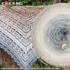 Autorka chusty: MoniNitki; Wzór: Elektra TRI od MotaNina Crochet; Szydełko: 3,25 mm; Wymiary: 170cm/70 cm