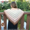 Autorka chusty: Mari Motek; Wzór: Noname od Handmade by Grażka M; Szydełko: 3,5 mm; Wymiary: 210cm/88 cm
