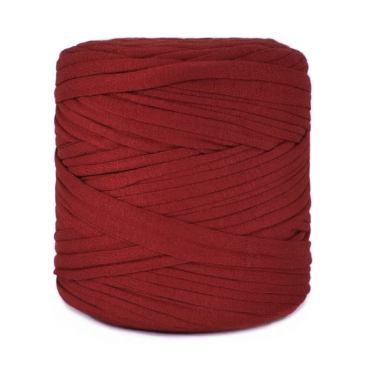 T-shirt Yarn Cotton Spaghetti / wiśnia