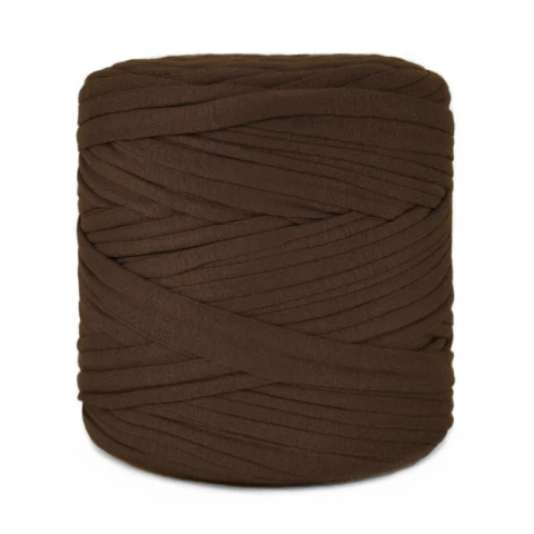 T-shirt Yarn Cotton Spaghetti / mleczna czekolada