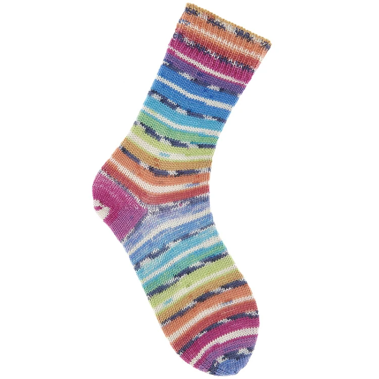 Włóczka skarpetkowa Rico Design Socks Bamboo Rainbow 4ply 058