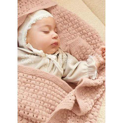 Wzór druty Sandnes Garn Butterfly Blanket 2406_02 - w języku angielskim