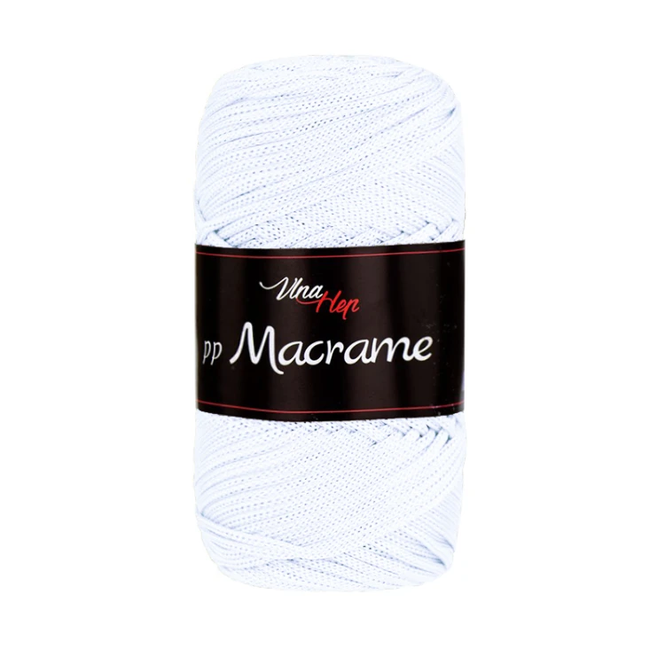 Sznurek poliestrowy Vlna-Hep PP Macrame 2,5mm 4002 / biel optyczna