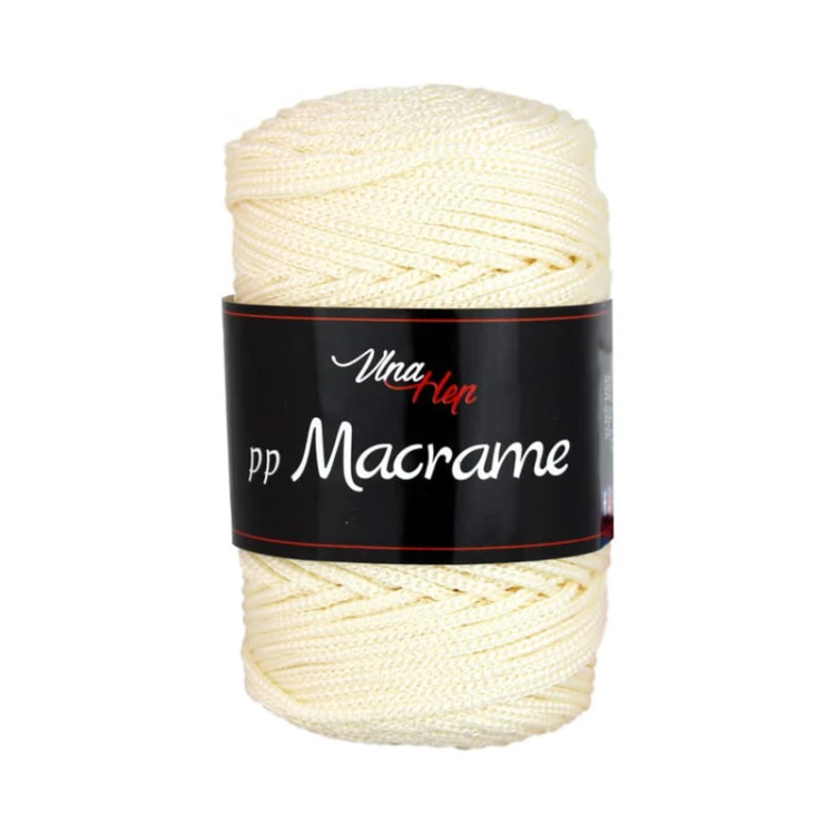 Sznurek poliestrowy Vlna-Hep PP Macrame 2,5mm 4173 / krem