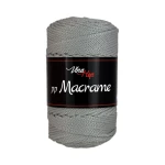 Sznurek poliestrowy Vlna-Hep PP Macrame 2.5mm 4235 / szary