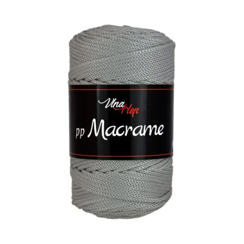 Sznurek poliestrowy Vlna-Hep PP Macrame 2,5mm 4235 / szary