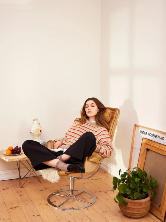 Wzór druty Sandnes Garn North Sweater 2403_12 - w języku angielskim