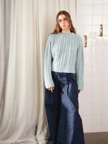 Wzór druty Sandnes Garn Kaja Sweater 2403_10 - w języku angielskim