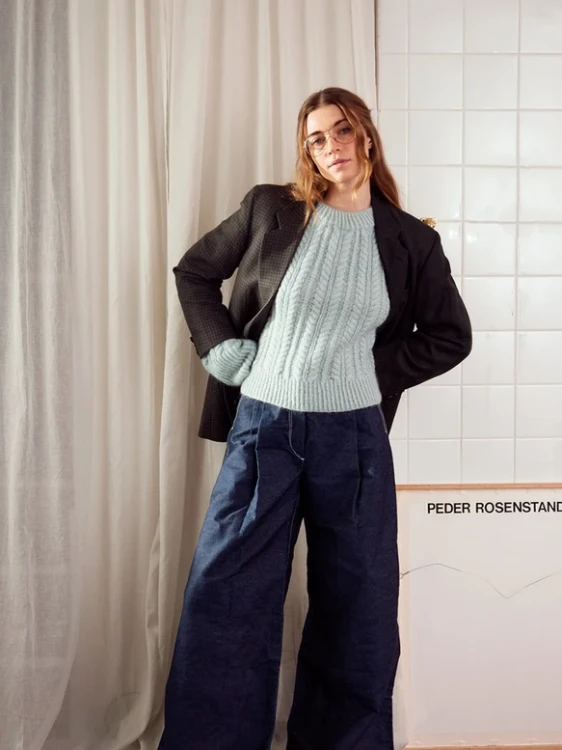 Wzór druty Sandnes Garn Kaja Sweater 2403_10 - w języku angielskim