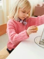 Wzór druty Sandnes Garn Finnick Sweater Junior 2401_04 - w języku angielskim