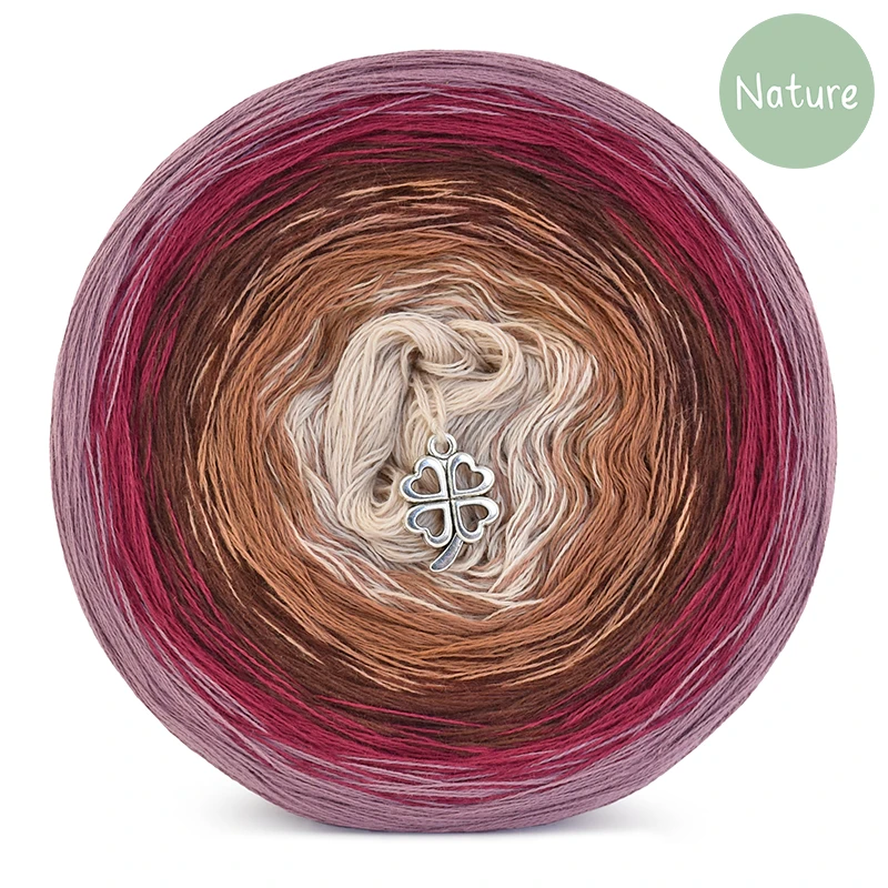 KOKONEK Nature NT02 - Blady fiolet/bordo/brąz/kakao/beż