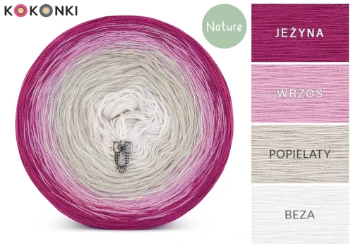 KOKONEK Nature NT10 - Jeżyna/wrzos/popielaty/beza