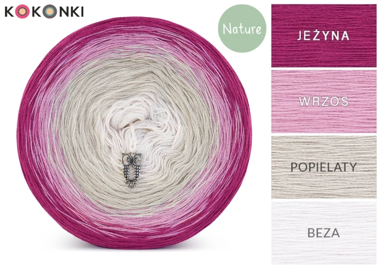 KOKONEK Nature NT10 - Jeżyna/wrzos/popielaty/beza