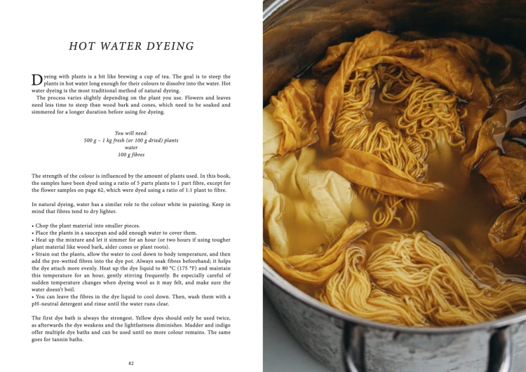 Książka Dyeing Naturally / Emma Kylmälä - w języku angielskim