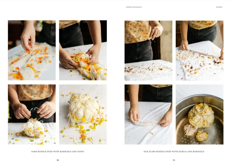 Książka Dyeing Naturally / Emma Kylmälä - w języku angielskim