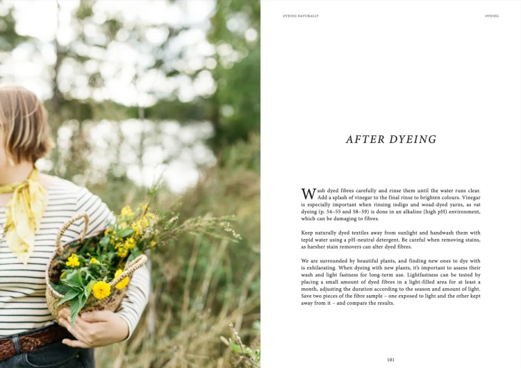 Książka Dyeing Naturally / Emma Kylmälä - w języku angielskim