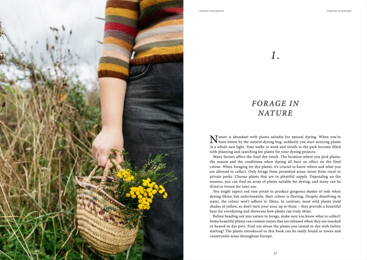 Książka Dyeing Naturally / Emma Kylmälä - w języku angielskim