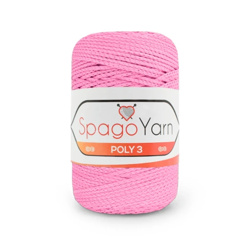 Sznurek Spagoyarn Macrame Poly3 1,5mm 074 / wata cukrowa