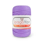 Sznurek Spagoyarn Macrame Poly3 1.5mm 130 / jasny fiolet