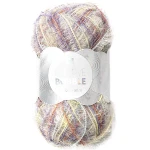 Příze Rico Design Creative Bubble Print 002 / žlutá blankytná fialová