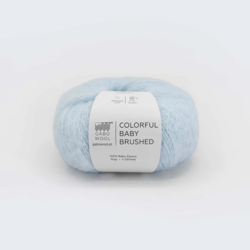 Włóczka Gabo Wool Colorful Baby Brushed 7457 / jasny błękit