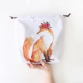 Torba na włóczkę ze ściągaczem Tote Bag The Blue Rabbit House / lisica Lena