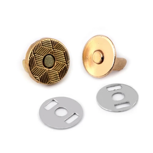Zapięcie magnetyczne 10 mm / złoto / 5 szt. / 060994
