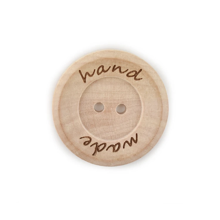 Guzik drewniany / 30 mm / "Hand made"