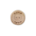 Guzik drewniany / 15 mm / "Hand made" 